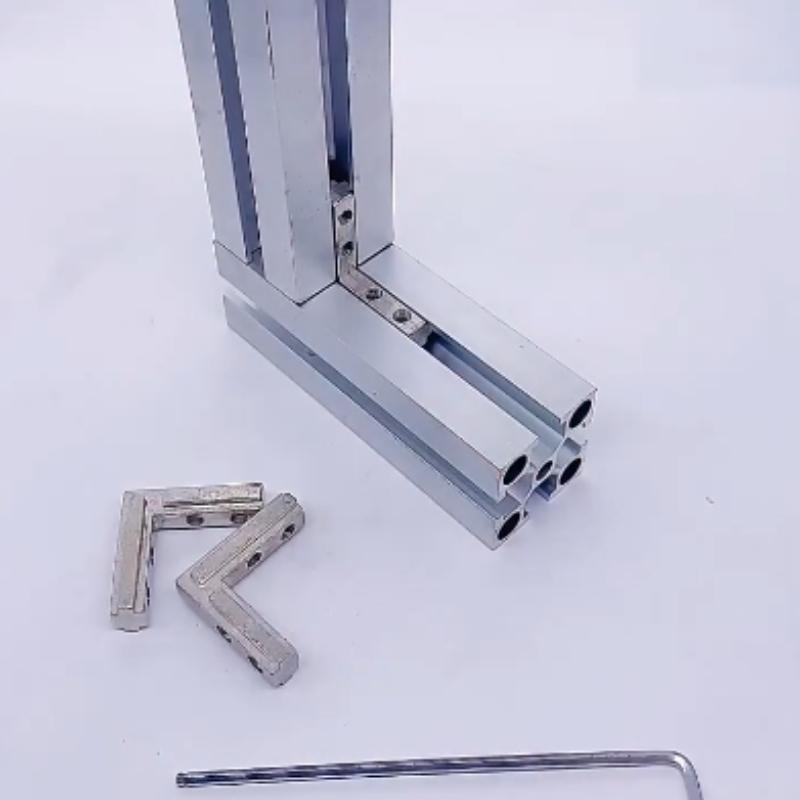 2020 3030 4040Panel installation board angle slot fixing hardware door frame corner code profile universal angle slot connector