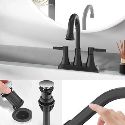 Hot & Cold Water Faucet 360 Degree Swivelling Faucet Bathroom Faucet for Bathroom Cabinet Kitchen Faucet Accessories