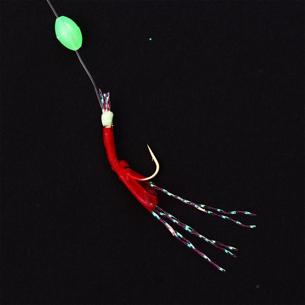 Hook Wire Fishing String Hooks Artificial Fishing Lures Fishskin Skirt Lure Fishing Sabiki Rigs