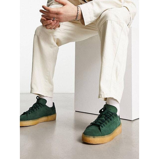 

Темно-зеленые кроссовки adidas Originals Stan Smith Crepe