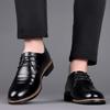 Korean Men's Leather Shoes Business Formal Shoes Versatile School Shoes JZ-662-1