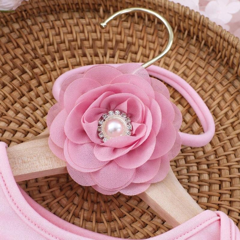 Infant Photography Clothing Breathable Polyester Fabric Multi Color Option Newborns Studio Props with Matching Headwear