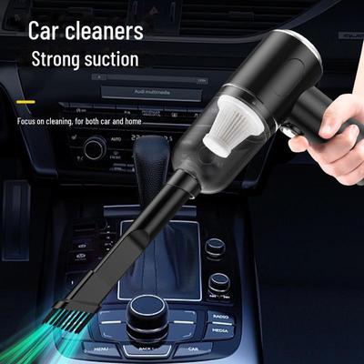 Compact and Powerful Handheld Car Vacuum Cleaner for Cross-border Use, with Multi-functional Features and Rechargeable Design.