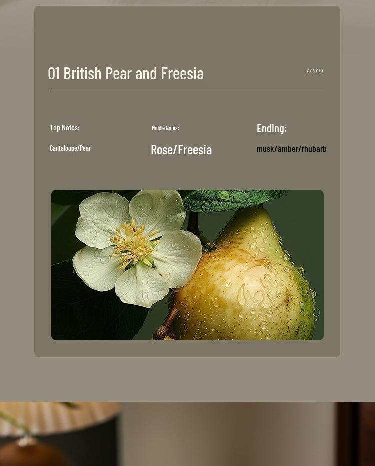 Camellia Scented Candle & Essential Oil Gift Set with Ceramic Diffuser - Hotel Room Fragrance & Deodorizer