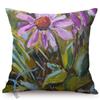 Multicolor Flowers Oil Painting Style Cotton Linen Pillow Case Rose Sunflower Violet Vase Sofa Decoration Cushion Cover Cojines