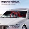 Spider Man Car SunShade Windshield Funny Sun Shade Foldable UV Ray Sun Visor Protector Sunshade For Front Window