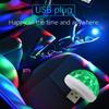 Mini Tragbare USB Kristallkugel Licht LED Bunter Effekt Geräuschgesteuert Bühnenlampe Heim Party Dekoration