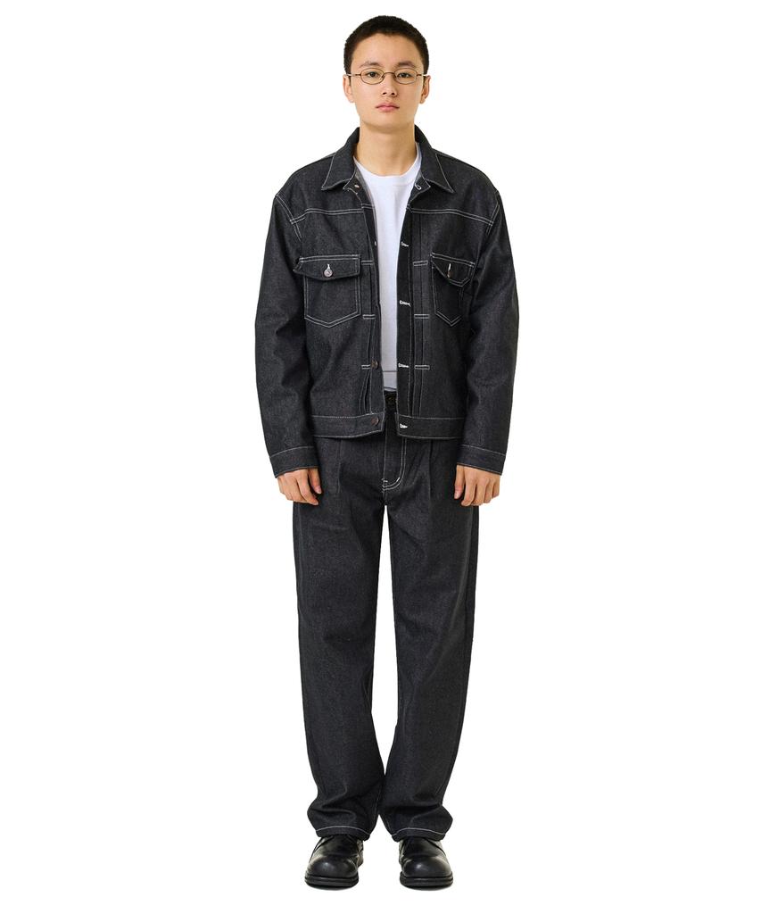 Lapper [Non-Faded] Cowboy Denim Pants - Black