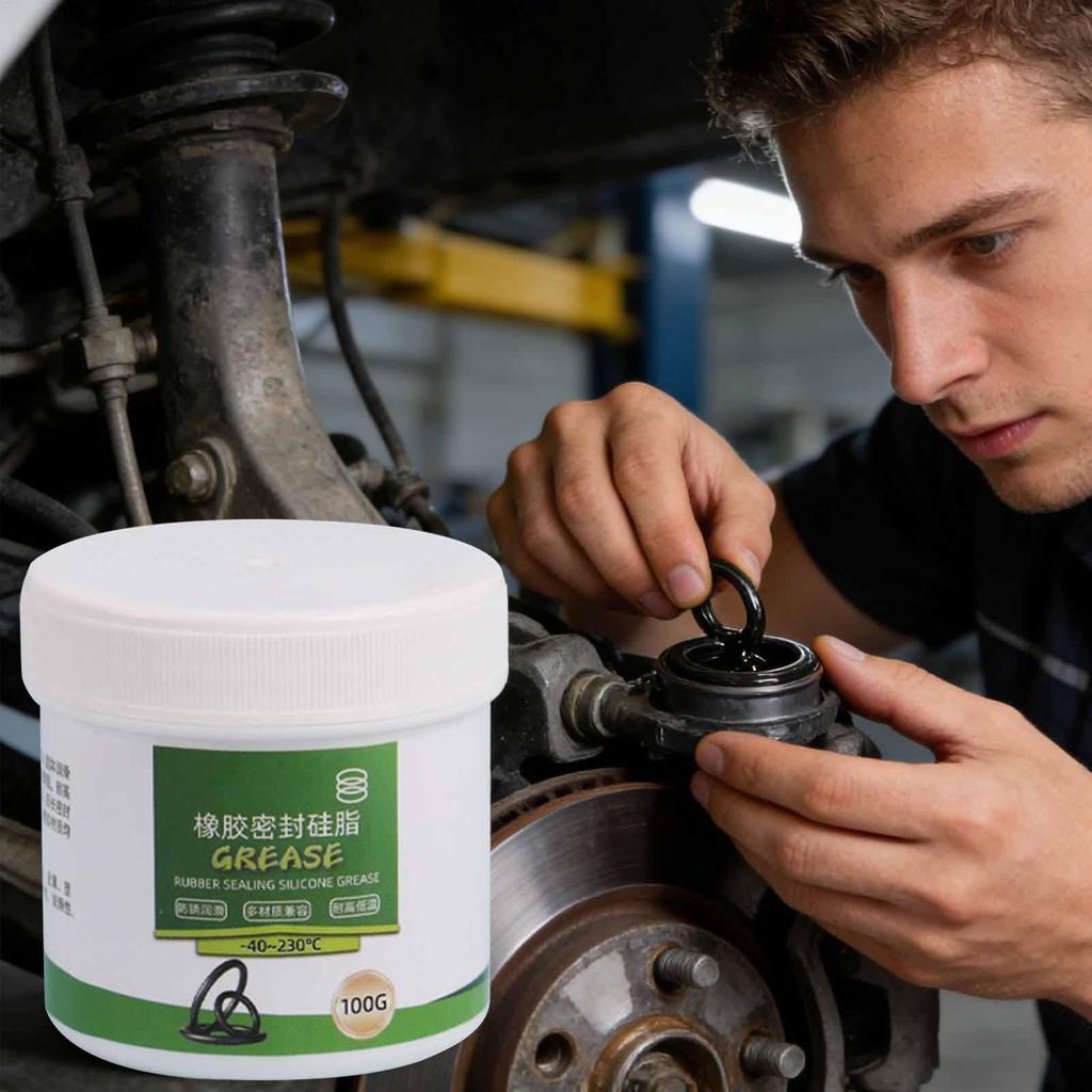 O Ring Lubricant 100g Long Lasting Waterproof Lubricant O-Rings Valve Faucet Grease For Gaskets Motor Hardware Semiconductor