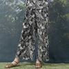Duran Wide Print Elastic Waist Pants Dbf5S-9222 2Colors