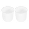2 porta scopino per WC in plastica, dimensioni compatte, organizer per strumenti di pulizia del bagno, design elegante