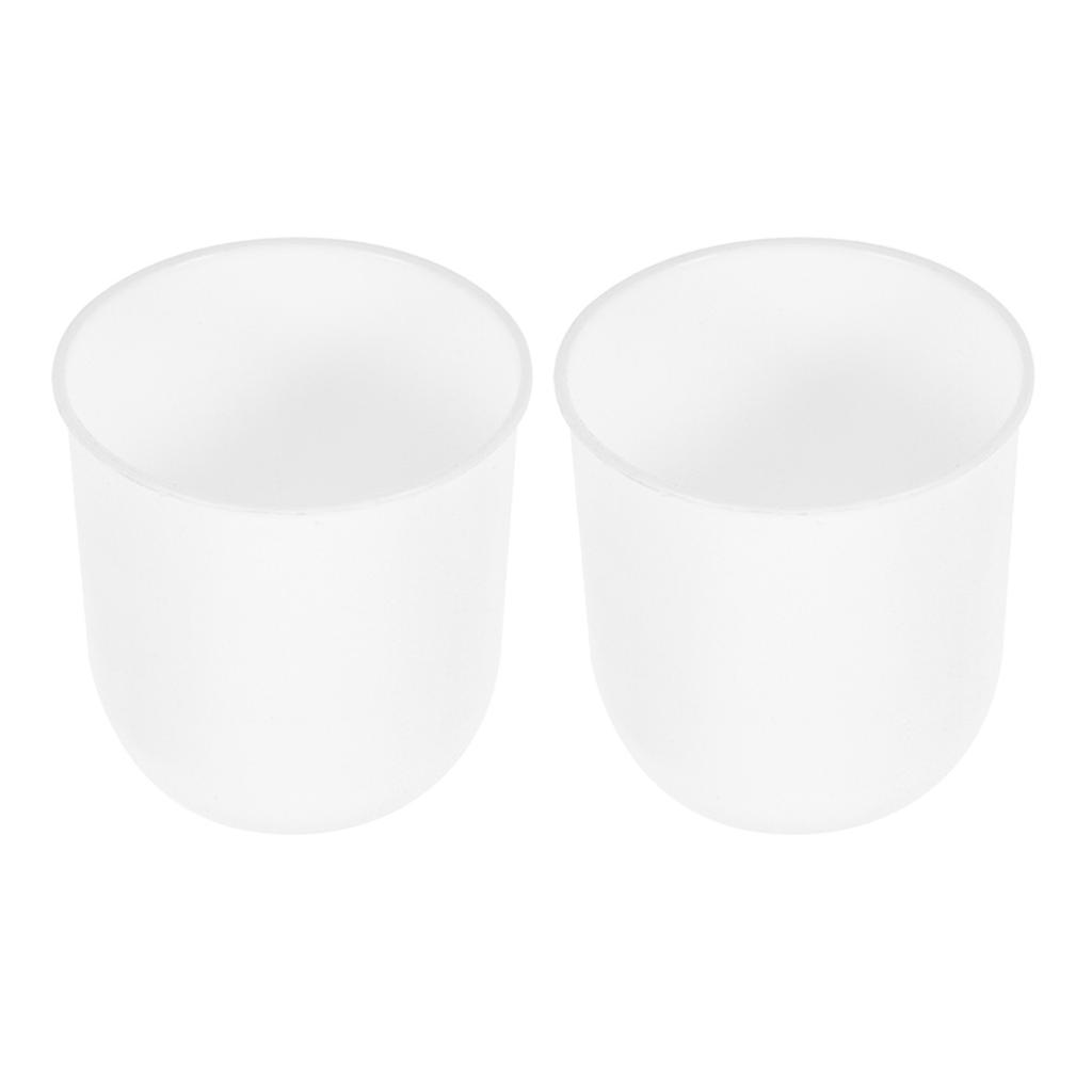 2 porta scopino per WC in plastica, dimensioni compatte, organizer per strumenti di pulizia del bagno, design elegante