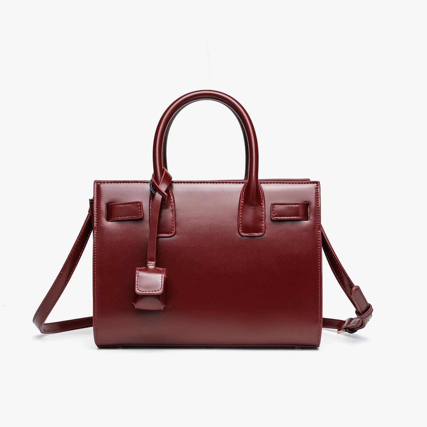 

2026 Vintage High-quality Genuine Leather Women s Handbag with Large Capacity and Fashiable Women s Crossbody Bag бордовый