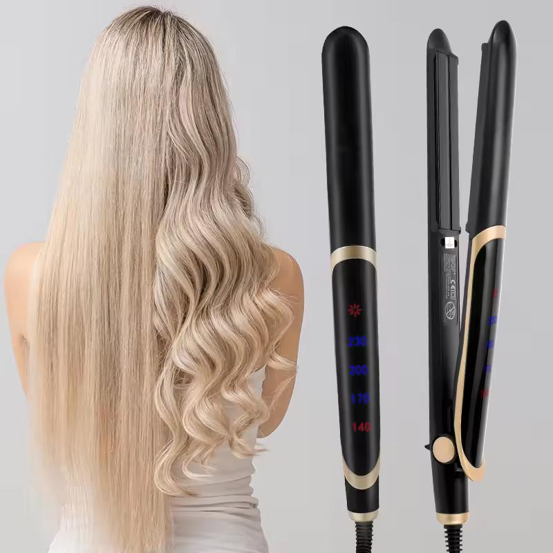 Placă Ceramică pentru Îndreptat Părul cu Încălzire Rapidă, Vânzare Fierbinte, Afișaj LED de Putere, Îndreptător de Păr Profesional