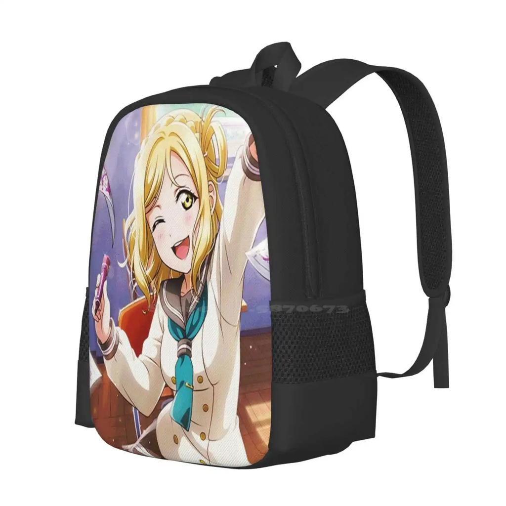 Mari Ohara-Love Live! Sunshine!! School Bags Travel Laptop Backpack Mari Ohara Ohara Mari Love Live School Idol Project Llsip