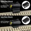 R5 1x20mm 2 MOA Red Dot Sight Reflex Riflescope Hunting Scope With Mount Riser 20mm Rail Co-Witness Holographic AR15