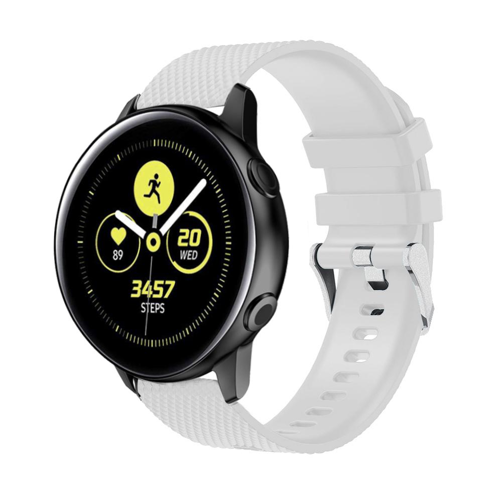 

20mm Silicone Watch Bracelet for Samsung Galaxy Watch Active SM-R500 Black