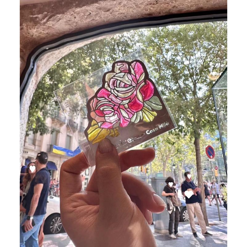 

Sagrada Familia & Casa Milà Translucent Fridge Magnet and Bookmark - Barcelona Souvenir