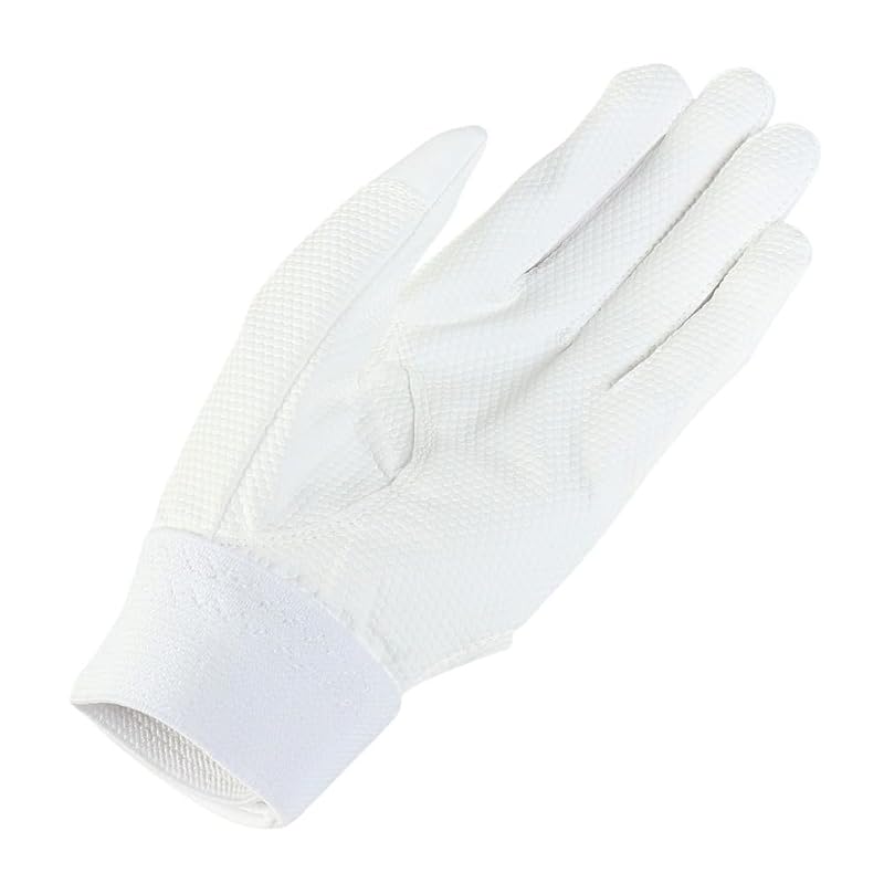 UA Cleanup Batting Gloves, Non-Colored, 6001311 (100), White, White, White, Size M