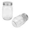 500ml Food Storage Jar Clear Glass Canning Jar with Sealed Lid for Honey Jam Dry Food