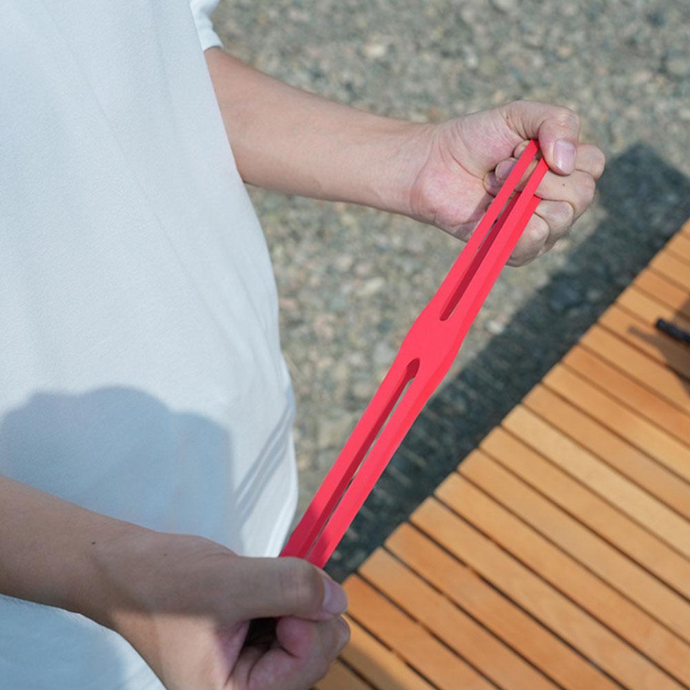 Outdoor Camping Tableware Storage H-shaped Silicone Strap Elastic Color Tie Cutlery Cross Strap Cutlery Packing Strap Camping