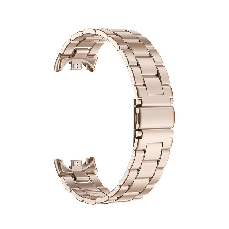 Metal Band For Xiaomi Mi Band 9 Watchband Stainless Steel Slim Business Strap For Xiaomi Band 8 Sport Bracelet Accessories
