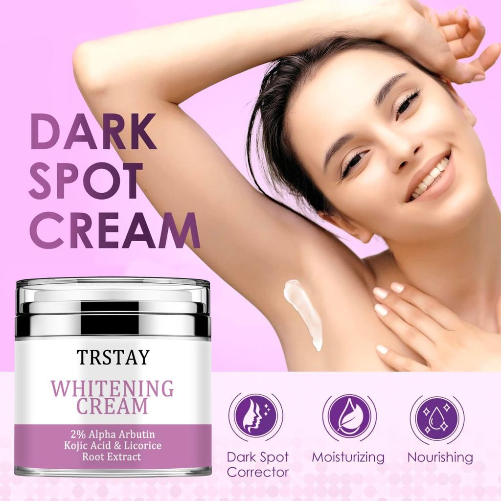 Arbutin & Kojic Acid & Lakrisrotekstrakt - Whitening Hydrating Brightening Tightening Cream