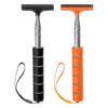 Car Rearview Mirror Wiper Multifunctional Window Squeegee Rear View Mirror Wiper with Telescopic Rod Portable Cleaning Tool