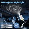 Interchangeable Slides Planet Galaxy Projection Lamp Star Background Light  Christmas Halloween