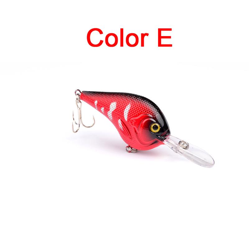 1PCS Random Color Classic Bionic Bait Freshwater Bass Bionic Bait 9.5 Cm Plastic Hard Bait