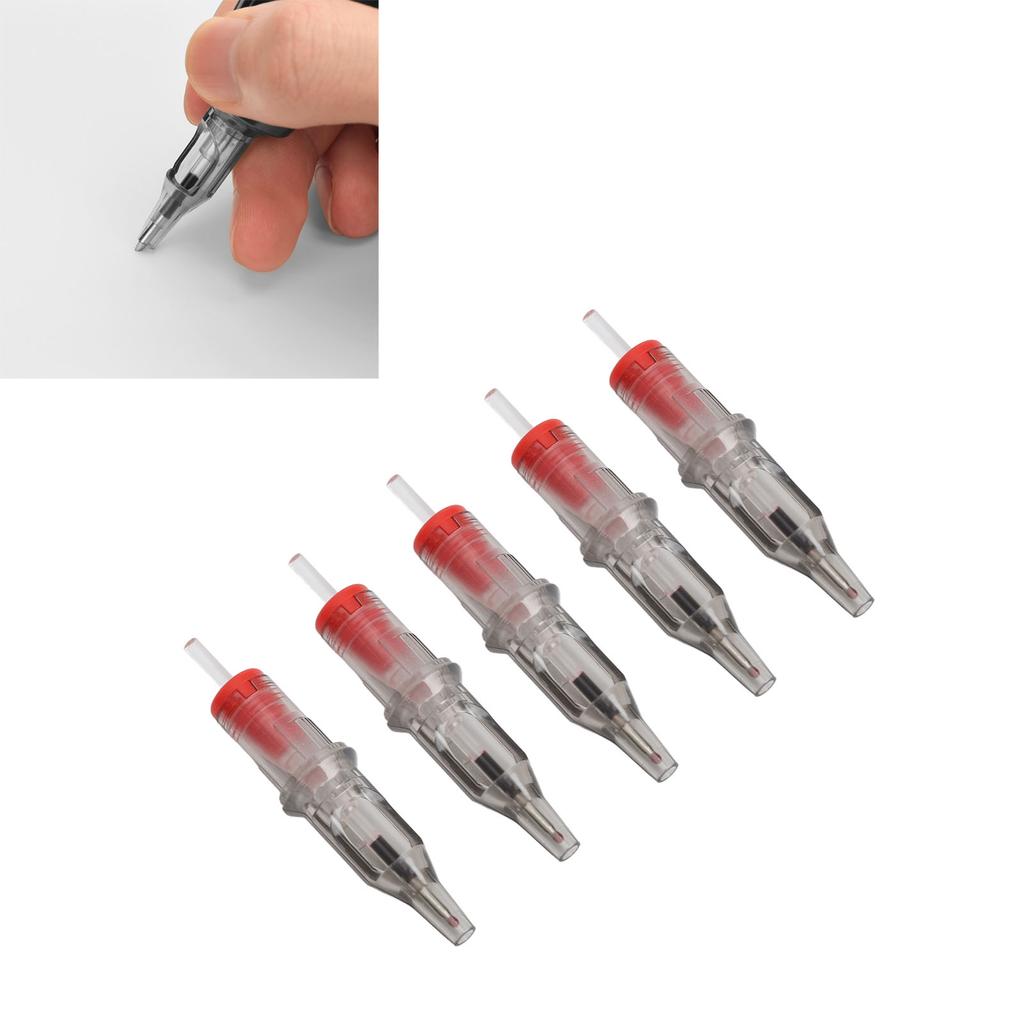 10PCS Tattoo Cartridges  point Pen 250g Pressure Elastic Spring Makeup Tattoo Supplies for Beginners Practice