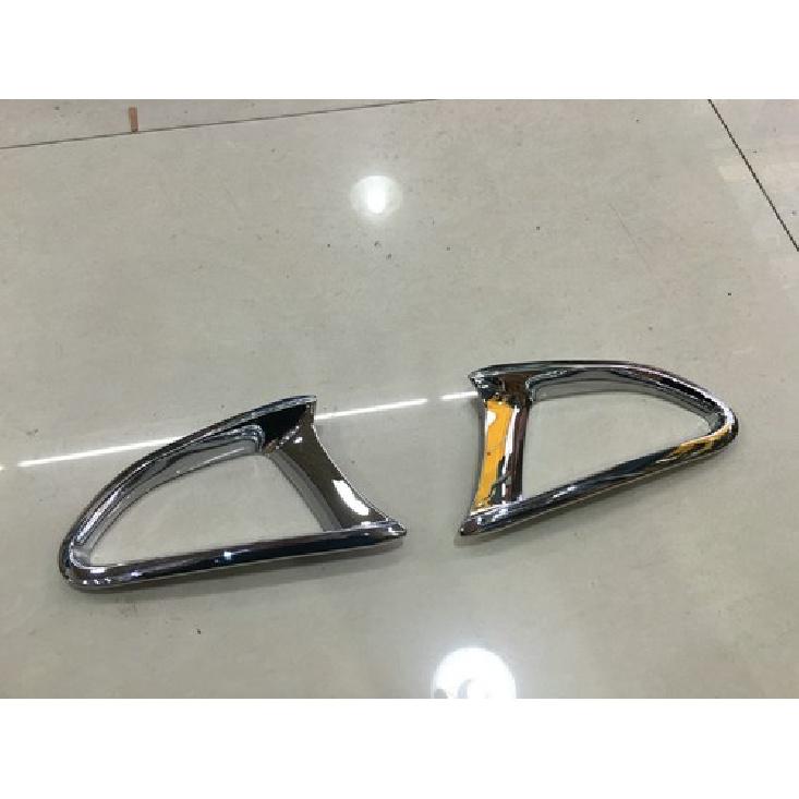 Triple Chrome Rear Fog Light Cover Trim for Mazda 2 2015-2017 DEMIO Foglight