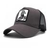 Spring And Summer Baseball Net Hat Animal Patch Color Matching Cap Embroidery Men And Women Fashion Personality