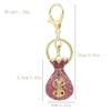 3D Dollar Bag Shaped Women's Bag  Accessories Rhinestone Key Chain Fashion Pendants Party Favors Car Keys Decoration Accessory