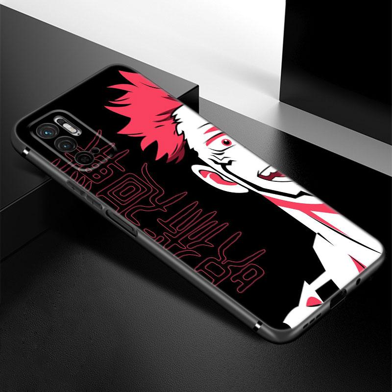 Anime Jujutsu Kaisen Ryomensukuna Fall Für Xiaomi Redmi Hinweis 7 8 9 10 Lite 11 11E 11T 12 Pro 11S 4G 10T 5G 8T 9S 10S TPU Abdeckung