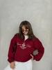 American Artistic Print Loose-Fit Hip Hop Hoodie