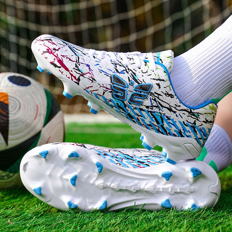 New Men Soccer Shoes Match Football Boots Non-Slip Grass Cleats Futsal Sneakers High-quality Hot-selling Indoor High-top Outdoor