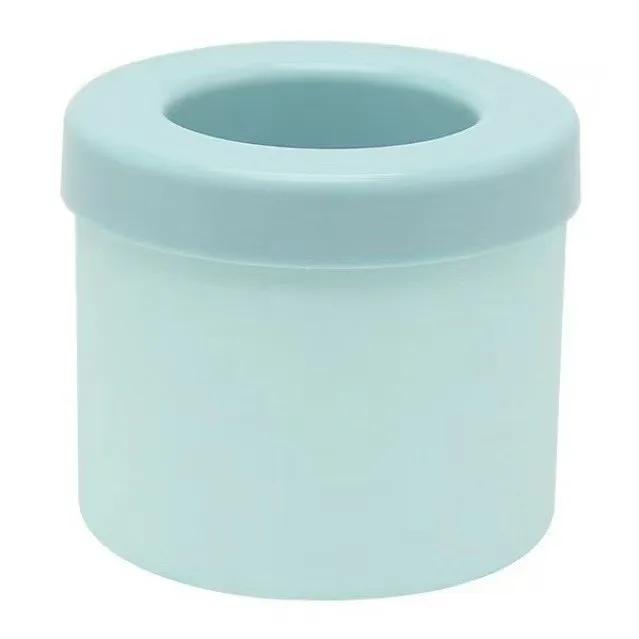 Neu Lindern Sommerhitze Tragbarer Gefrierzylinder Silikon Eis Silikonform Schnellgefrierende Eiswürfelform Eisbehälter Becher