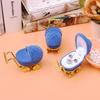 1/2Pcs Velvet Necklaces Box Portable Jewelry Display Holder Storage Case with Stroller Ring Box for Accessories Gift Case