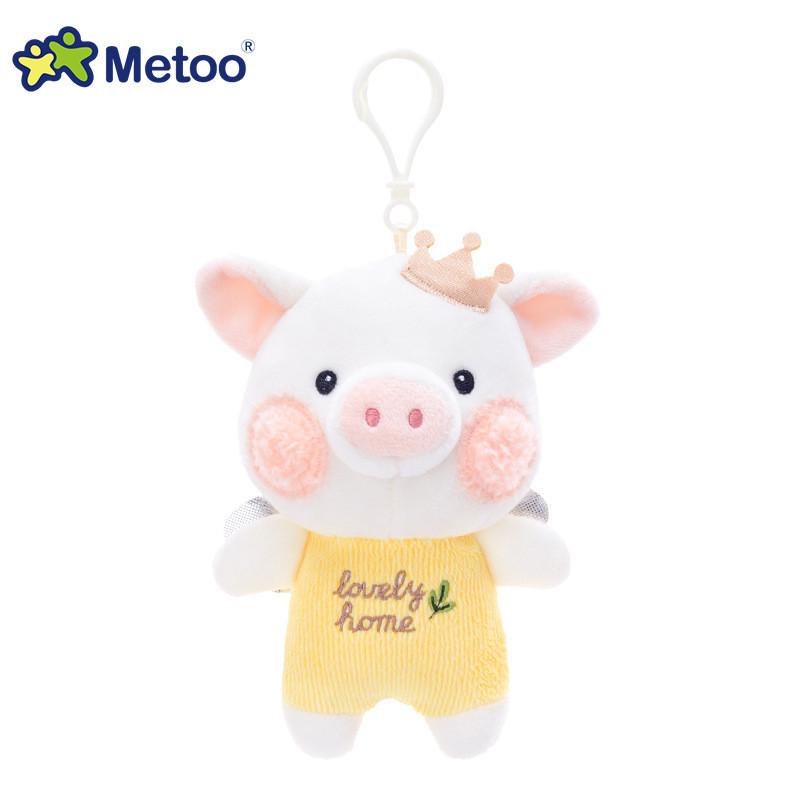 Adorable Metoo Angel Pig Plush Mini Doll Cute Children's Toy Bag Pendant