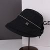 Spring New Letter Fisherman Hat Children Wide Brim Sunshade Sunscreen Hat Showing Face Small Leisure Beach Basin Hat