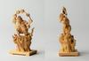 Tiny Buddha Raijin Carving Buddha Statue Buddha Statue World Raijin (Wooden Boxwood)_Wood (GSB