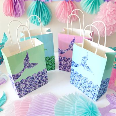 Summer Birthday Party Gift Bag Holiday Portable Gift Bag Paper Bag