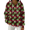 Women's Fashion Casual Christmas Print Pullover Long-Sleeve Hooded Sweatshirt