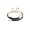 Rainbow CZ Cuff Bracelet For Women Adjust Size Silver Gold Bohemia Summer Beach Hot Jewelry Multicolor Bracelet For Wedding