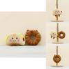 Water Duck Plush Keychain With Sweet Donut And Sandwich Design For Kids And Teens