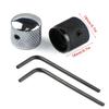 4PCS Metal Guitar Control Knobs Metal Texture Suitable for Volumes and Tone Adjustment On Electric Guitars and Basses