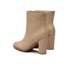 Simple Ankle Boots SL-44-02-000112 Beige