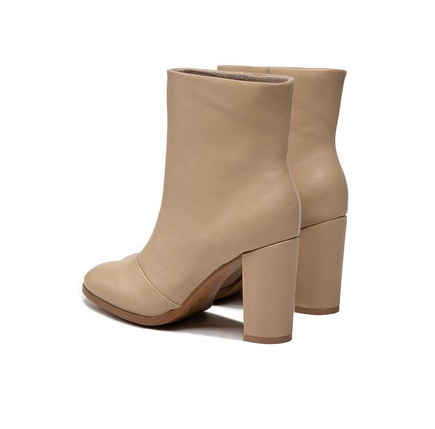 Simple Ankle Boots SL-44-02-000112 Beige