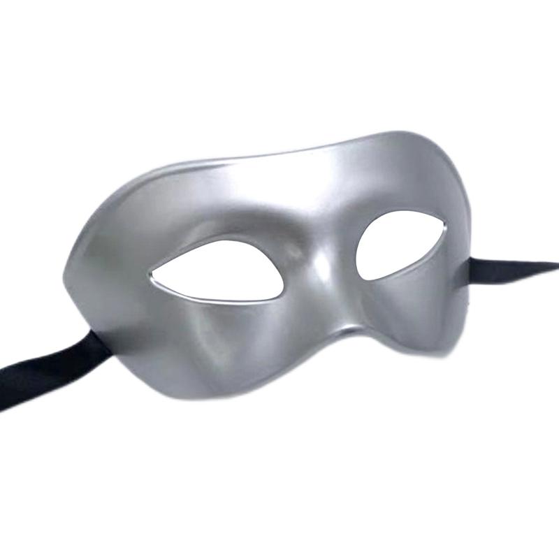 

Ретро Маскарадная Маска Половина Лица Простая Пластиковая Маска Маска для Вечеринки Карнавал Выпускной Хэллоуин Костюмы Аксессуары Украшение серебряный